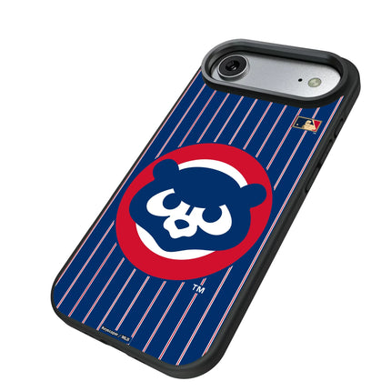Chicago Cubs Home 1979-1993 - Cooperstown Collection Pinstripe Bump Phone Case for Apple iPhone