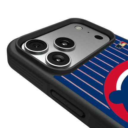 Chicago Cubs Home 1979-1993 - Cooperstown Collection Pinstripe Bump Phone Case for Apple iPhone