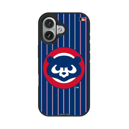 Chicago Cubs Home 1979-1993 - Cooperstown Collection Pinstripe Bump Phone Case for Apple iPhone