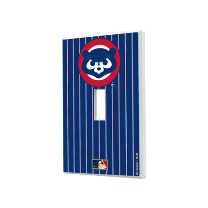 Chicago Cubs Home 1979-1993 - Cooperstown Collection Pinstripe Hidden-Screw Light Switch Plate