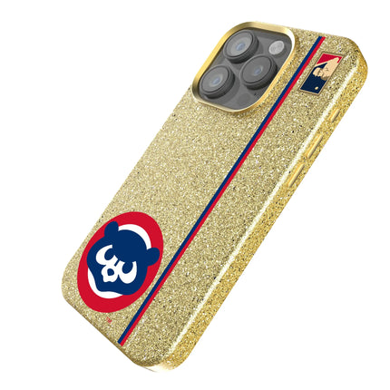 Chicago Cubs Home 1979-1993 - Cooperstown Collection Sidebar Bling Phone Case for Apple iPhone