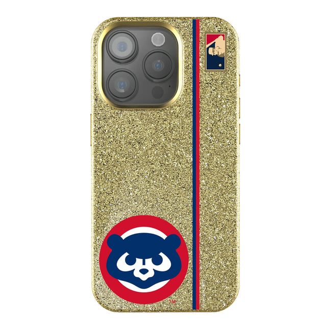 Chicago Cubs Home 1979-1993 - Cooperstown Collection Sidebar Bling Phone Case for Apple iPhone