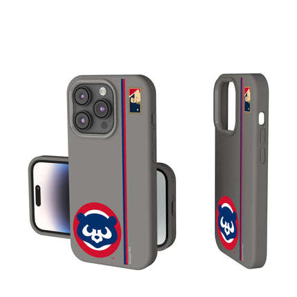 Chicago Cubs Home 1979-1993 - Cooperstown Collection Sidebar Soft Touch Phone Case for Apple iPhone