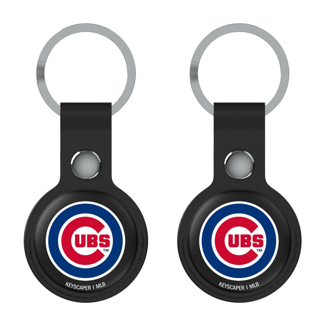 Chicago Cubs Insignia Black Airtag Holder 2-Pack