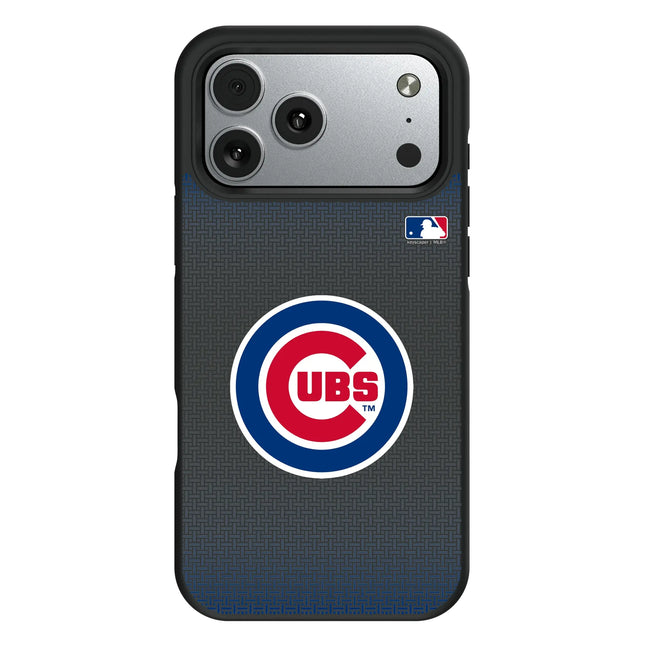 Chicago Cubs Linen Bump Phone Case for Apple iPhone