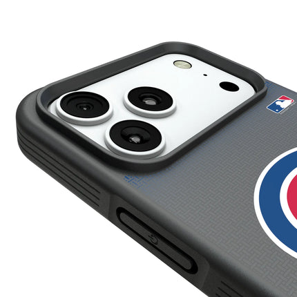 Chicago Cubs Linen Bump Phone Case for Apple iPhone