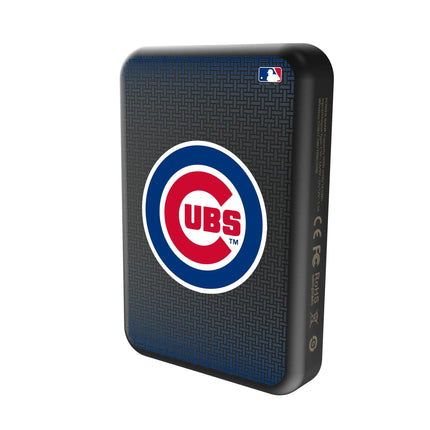 Chicago Cubs Linen Wireless Mag Power Bank