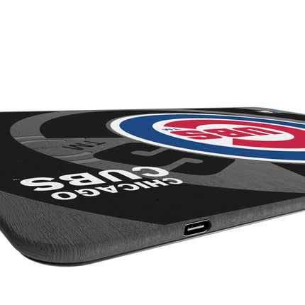 Chicago Cubs Monocolor Tilt 15-Watt Wireless Charger and Mouse Pad
