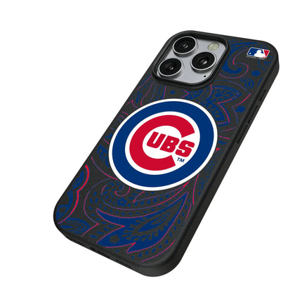 Chicago Cubs Paisley MagSafe Compatible Phone Case for Apple iPhone