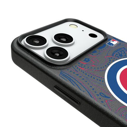 Chicago Cubs Paisley MagSafe Compatible Phone Case for Apple iPhone