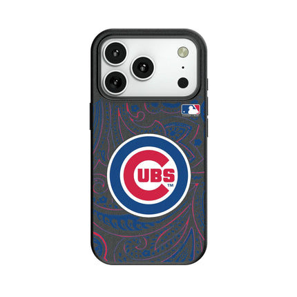 Chicago Cubs Paisley MagSafe Compatible Phone Case for Apple iPhone