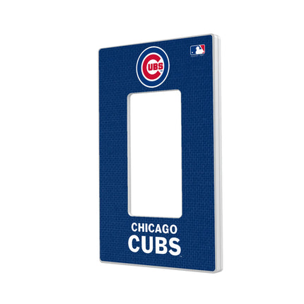 Chicago Cubs Solid Hidden-Screw Light Switch Plate
