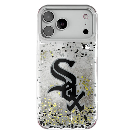 Chicago White Sox Confetti Glitter Phone Case for Apple iPhone
