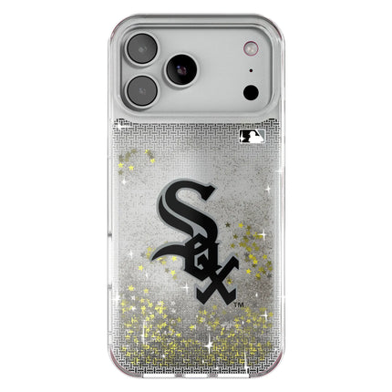 Chicago White Sox Linen Glitter Phone Case for Apple iPhone