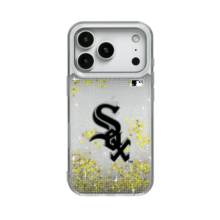 Chicago White Sox Linen Glitter Phone Case for Apple iPhone