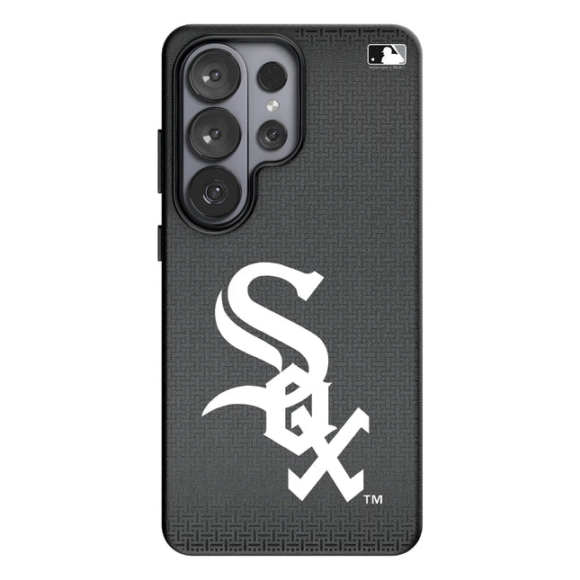Chicago White Sox Linen MagSafe Compatible Phone Case for Samsung Galaxy