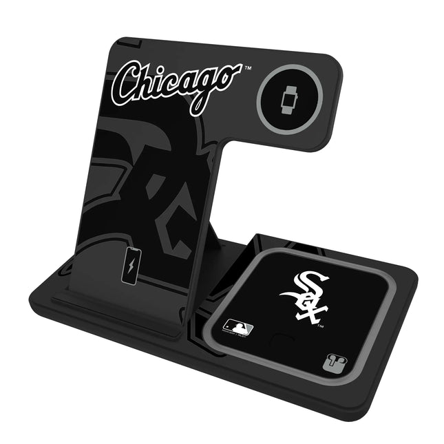 Chicago White Sox Monocolor Tilt 3 in 1 Charging Station
