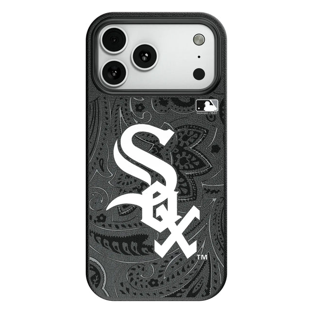 Chicago White Sox Paisley MagSafe Compatible Phone Case for Apple iPhone