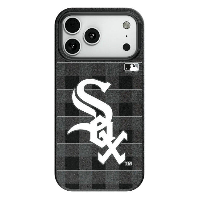 Chicago White Sox Plaid MagSafe Compatible Phone Case for Apple iPhone
