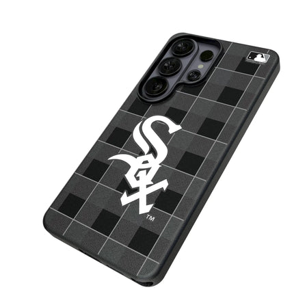 Chicago White Sox Plaid MagSafe Compatible Phone Case for Samsung Galaxy