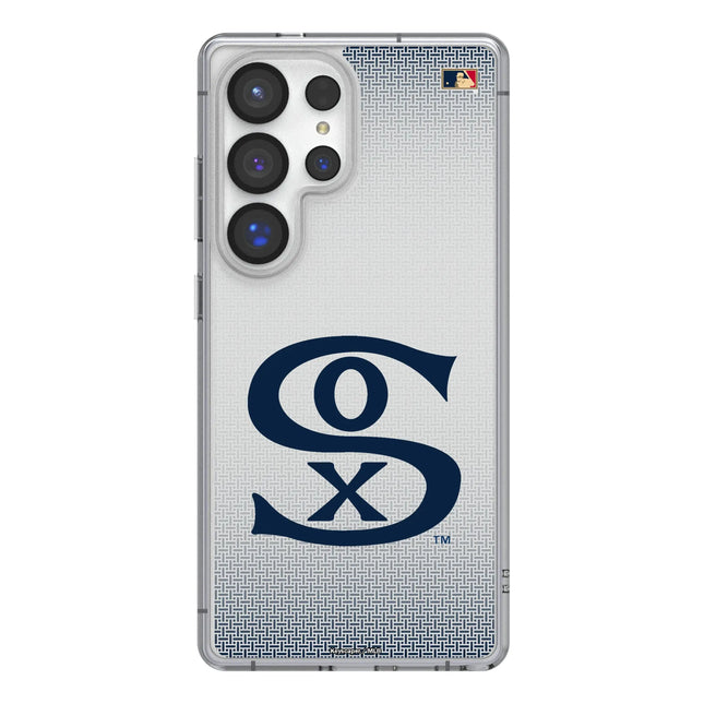 Chicago White Sox Road 1919-1921 - Cooperstown Collection Linen Clear Phone Case for Samsung Galaxy