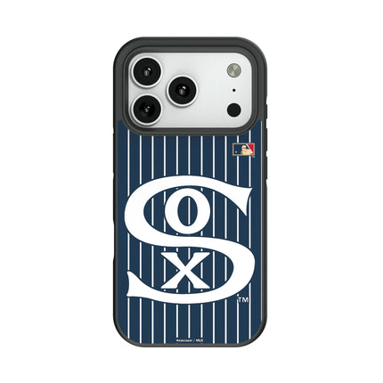 Chicago White Sox Road 1919-1921 - Cooperstown Collection Pinstripe Bump Phone Case for Apple iPhone