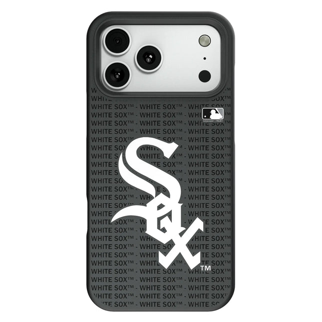 Chicago White Sox Text Backdrop Bump Phone Case for Apple iPhone