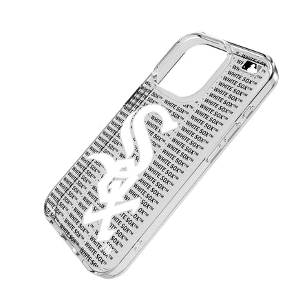 Chicago White Sox Text Backdrop Clear Phone Case for Apple iPhone