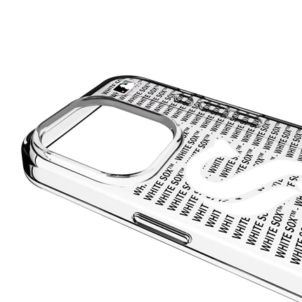 Chicago White Sox Text Backdrop Clear Phone Case for Apple iPhone