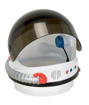 Child Astronaut Jumpsuit - White with Embroidered Cap