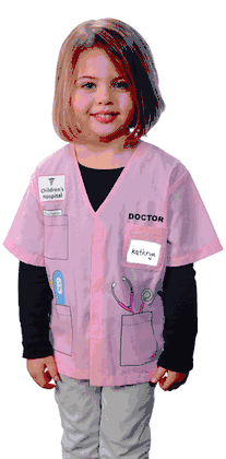 Child Doctor Costume (Pink)