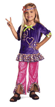 Child Hippie Girl Costume