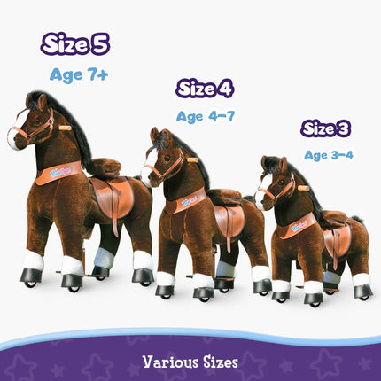 Model U® Horse Ride-On Toy Age 7+ – Chocolate