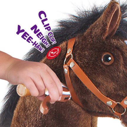 Model U® Horse Ride-On Toy Age 4–7 – Chocolate