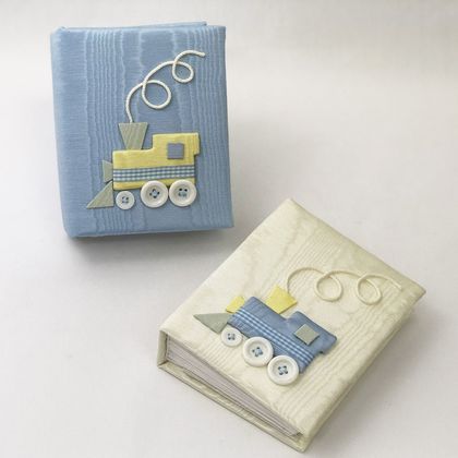 Choo Choo Train Personalized Baby Photo Album - Small