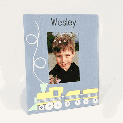 Choo Choo Train Personalized Baby Picture Frame