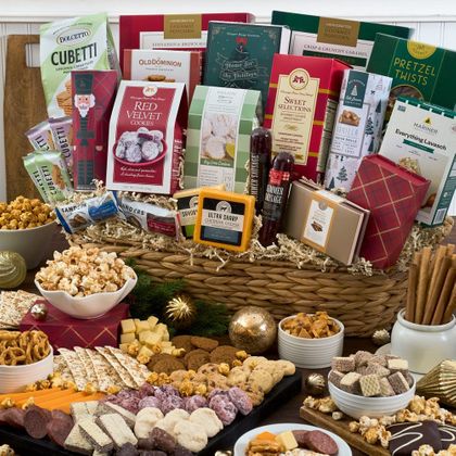 Christmas Snack Gift Basket Jumbo