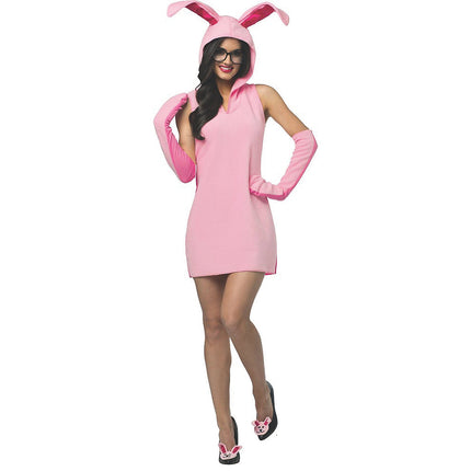 Women's Christmas Story Bunny Costume Dress