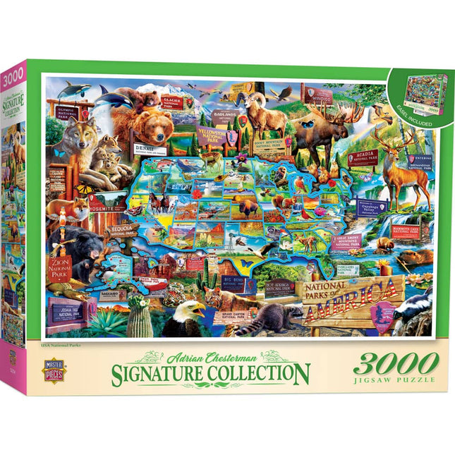 Signature Collection - USA National Parks 3000 Piece Jigsaw Puzzle