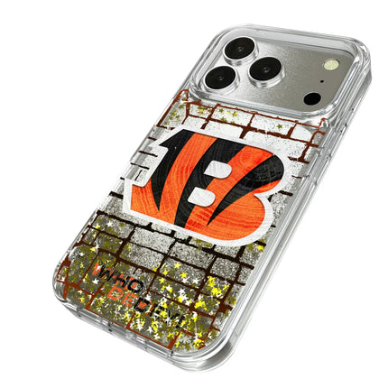Cincinnati Bengals Glitter Phone Case Brick for iPhone