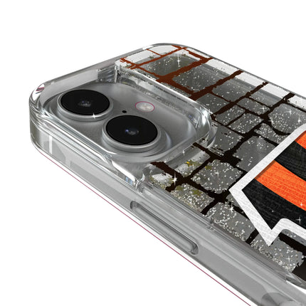 Cincinnati Bengals Glitter Phone Case Brick for iPhone