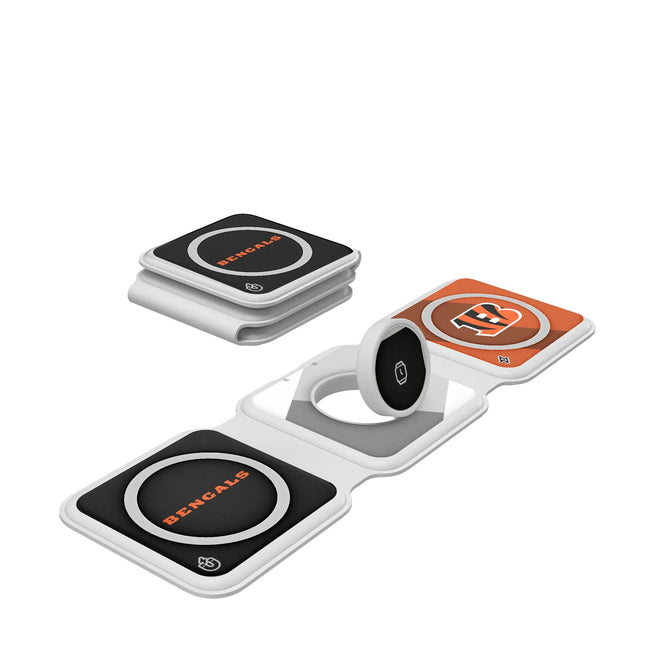 Cincinnati Bengals Foldable 3 in 1 Charger Color Block