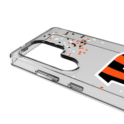 Cincinnati Bengals Clear Phone Case Confetti for Galaxy