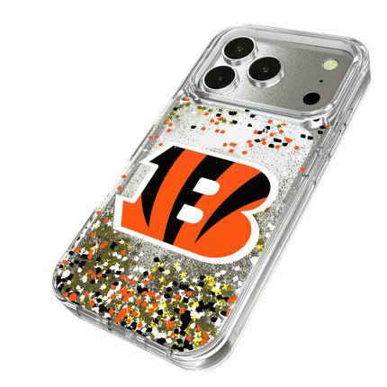 Cincinnati Bengals Glitter Phone Case Confetti for iPhone