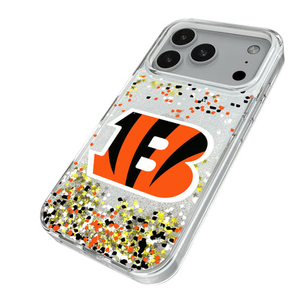 Cincinnati Bengals Confetti Glitter Phone Case for Apple iPhone