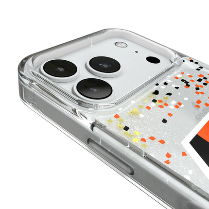 Cincinnati Bengals Confetti Glitter Phone Case for Apple iPhone
