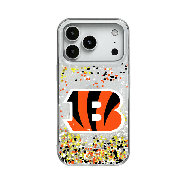 Cincinnati Bengals Confetti Glitter Phone Case for Apple iPhone