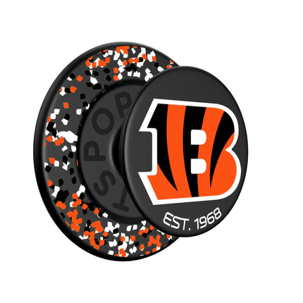 Cincinnati Bengals PopSockets Magnetic Grip & Stand Confetti