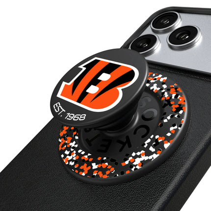 Cincinnati Bengals PopSockets Magnetic Grip & Stand Confetti