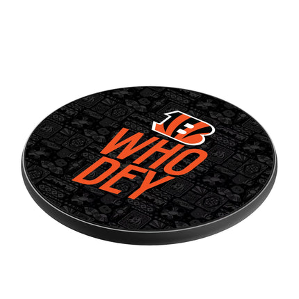 Cincinnati Bengals 15-Watt Wireless Charger Deco